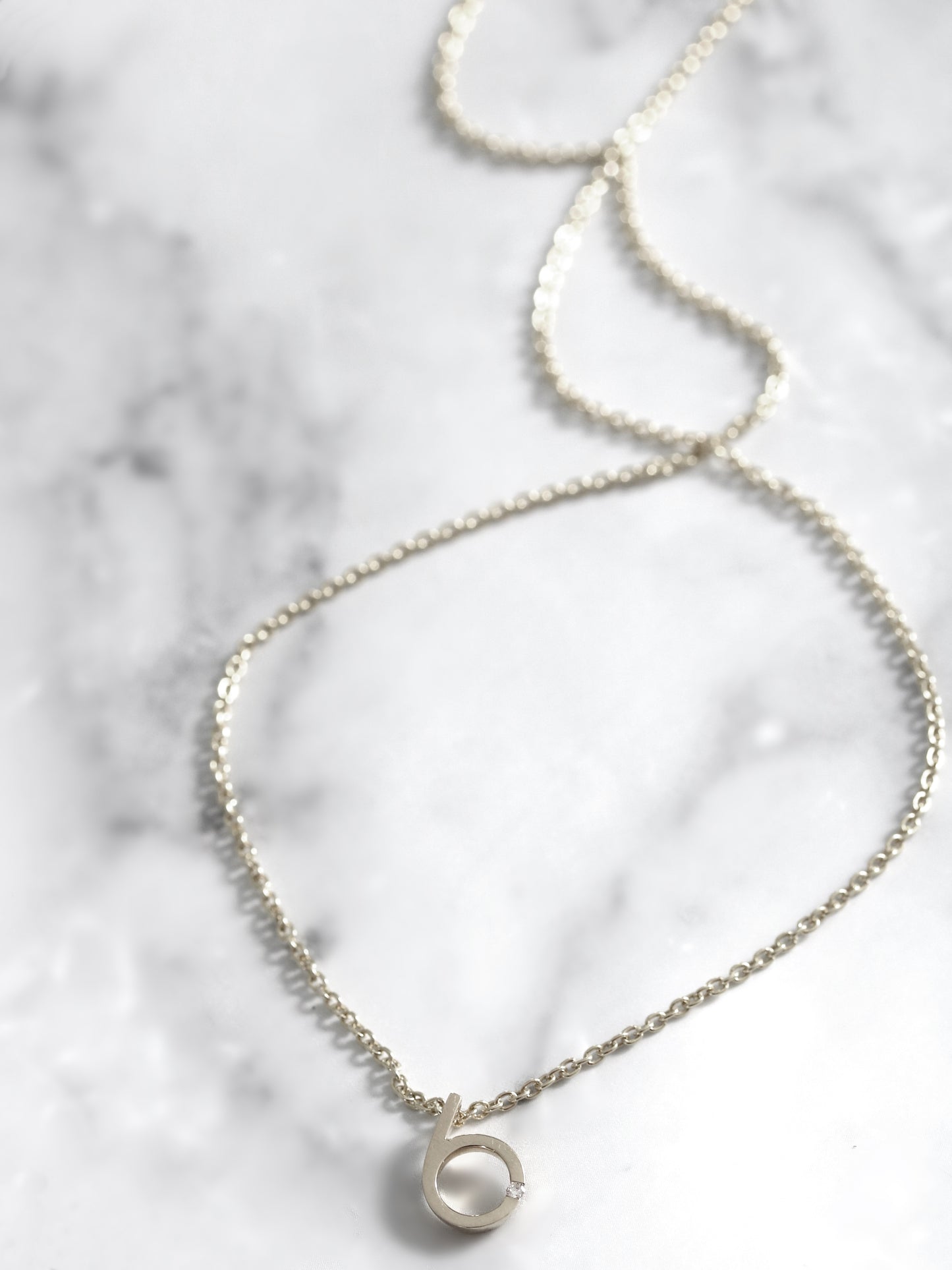 Da.Te Single mit Kette in 925 Silber