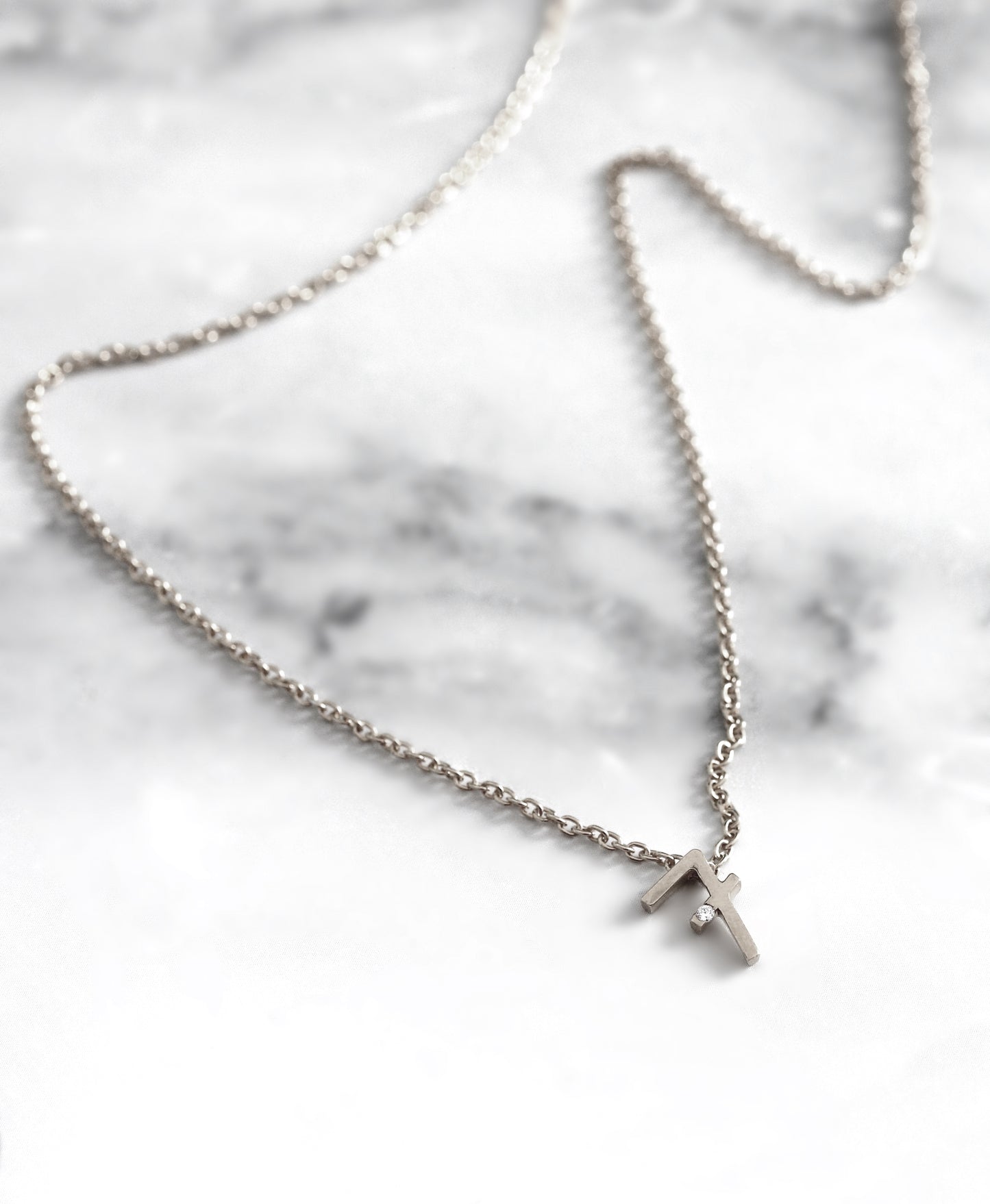 Da.Te Single mit Kette in 925 Silber