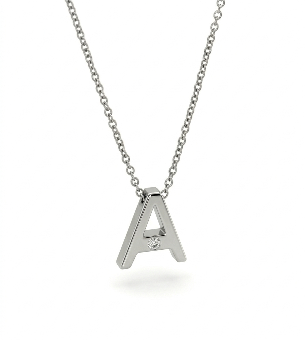 Da.Te Single with 18kt Gold Chain