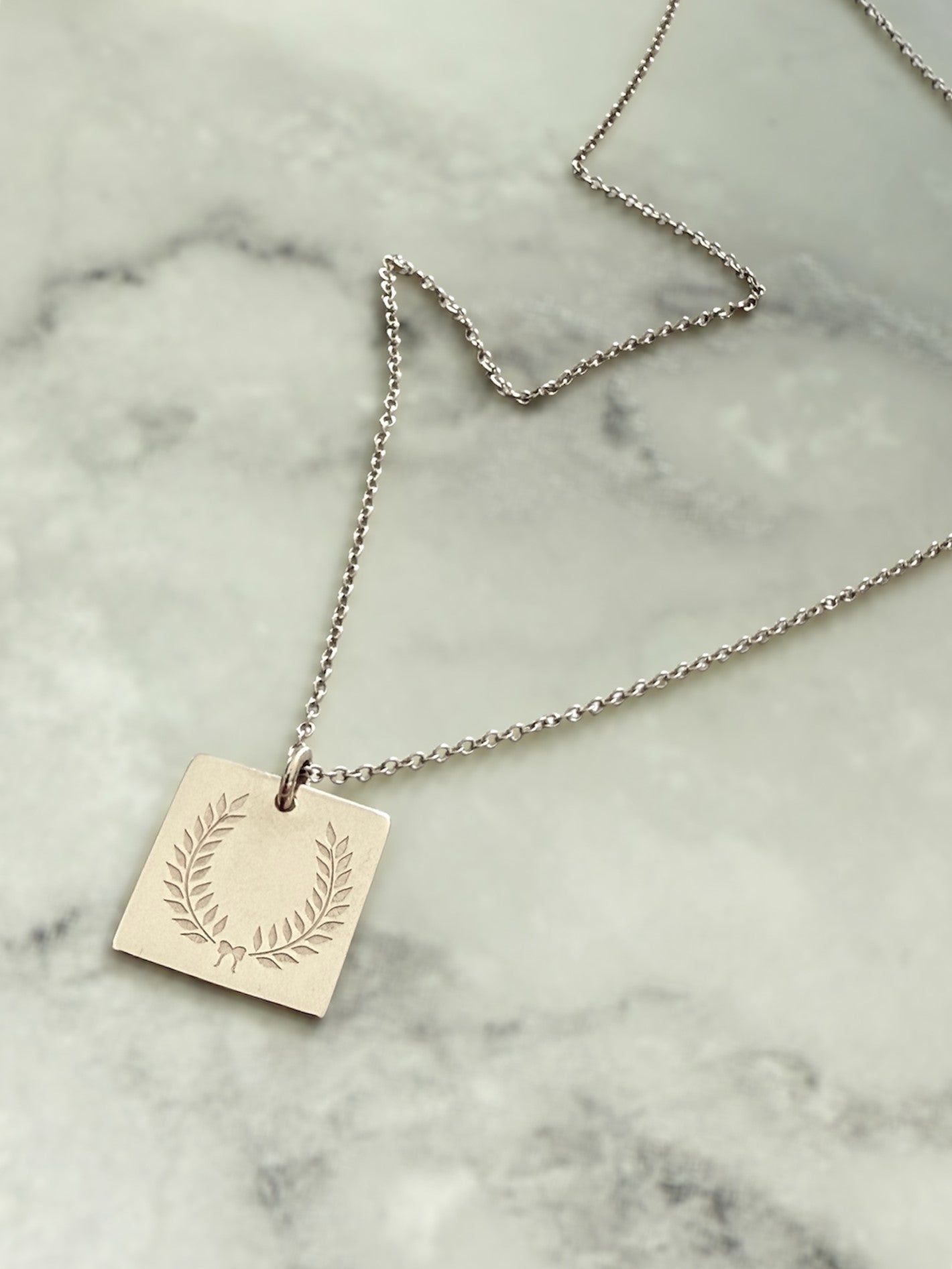 Da.Te Single with Chain in 925 Silver