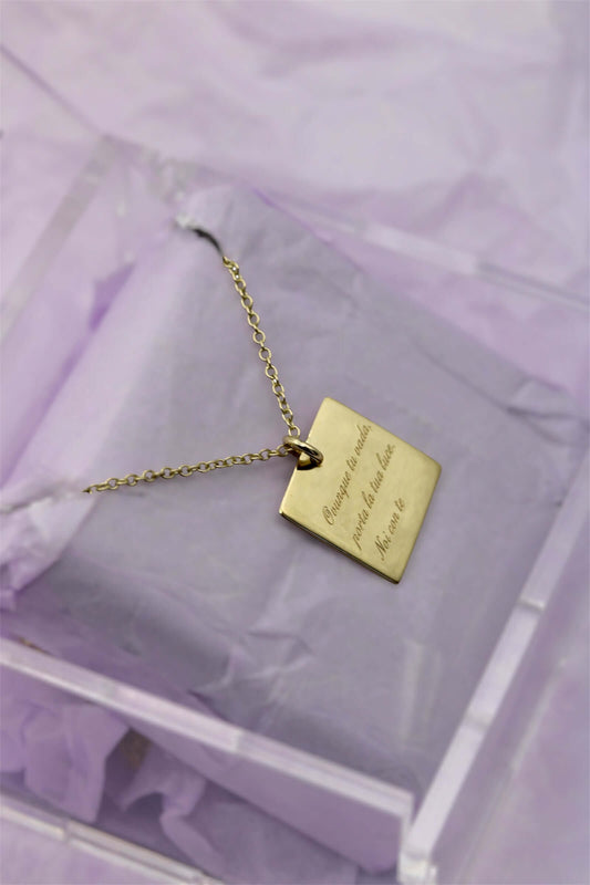 Da.Te Tag con Catena in Argento 925