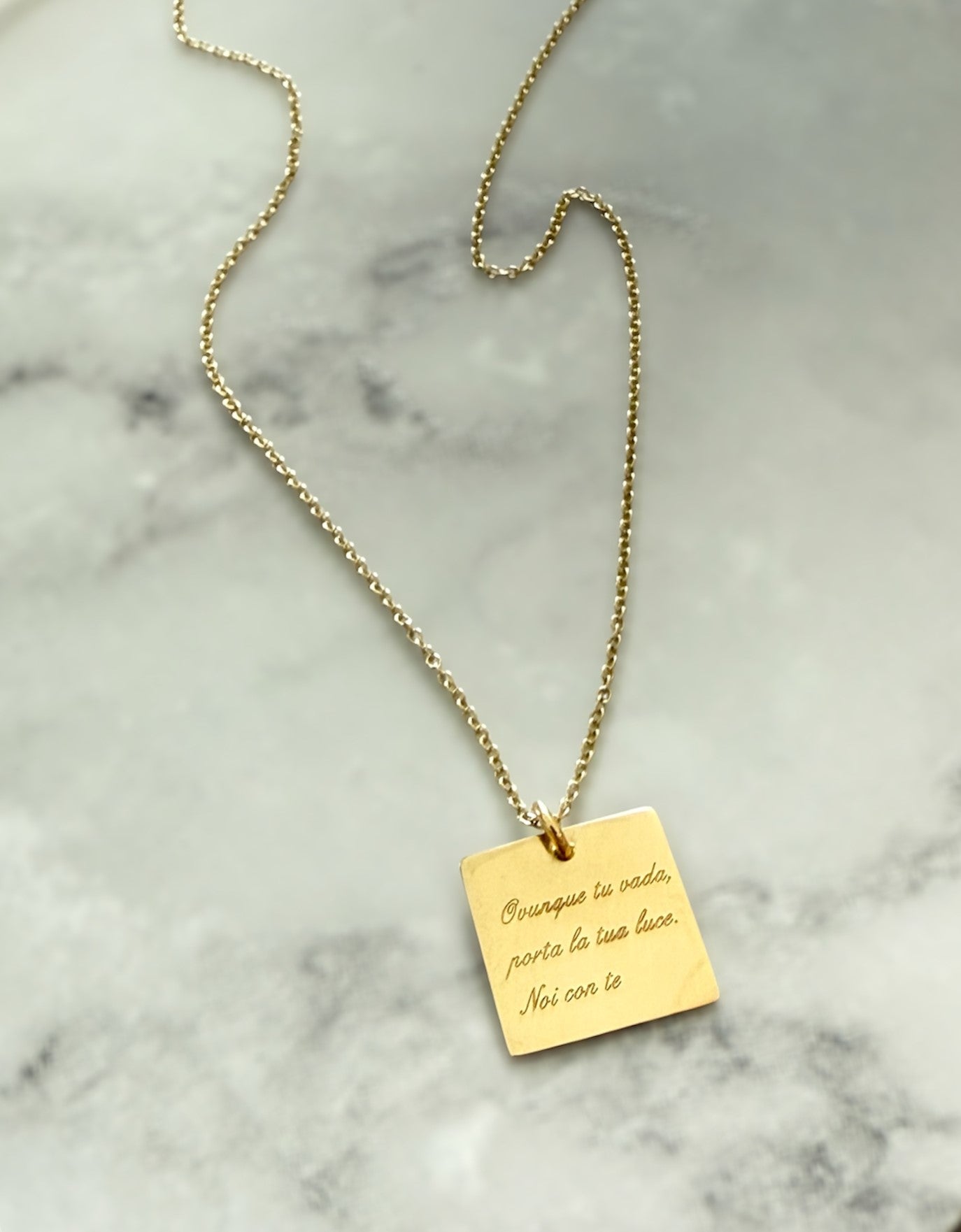 Da.Te Single with Chain in 925 Silver