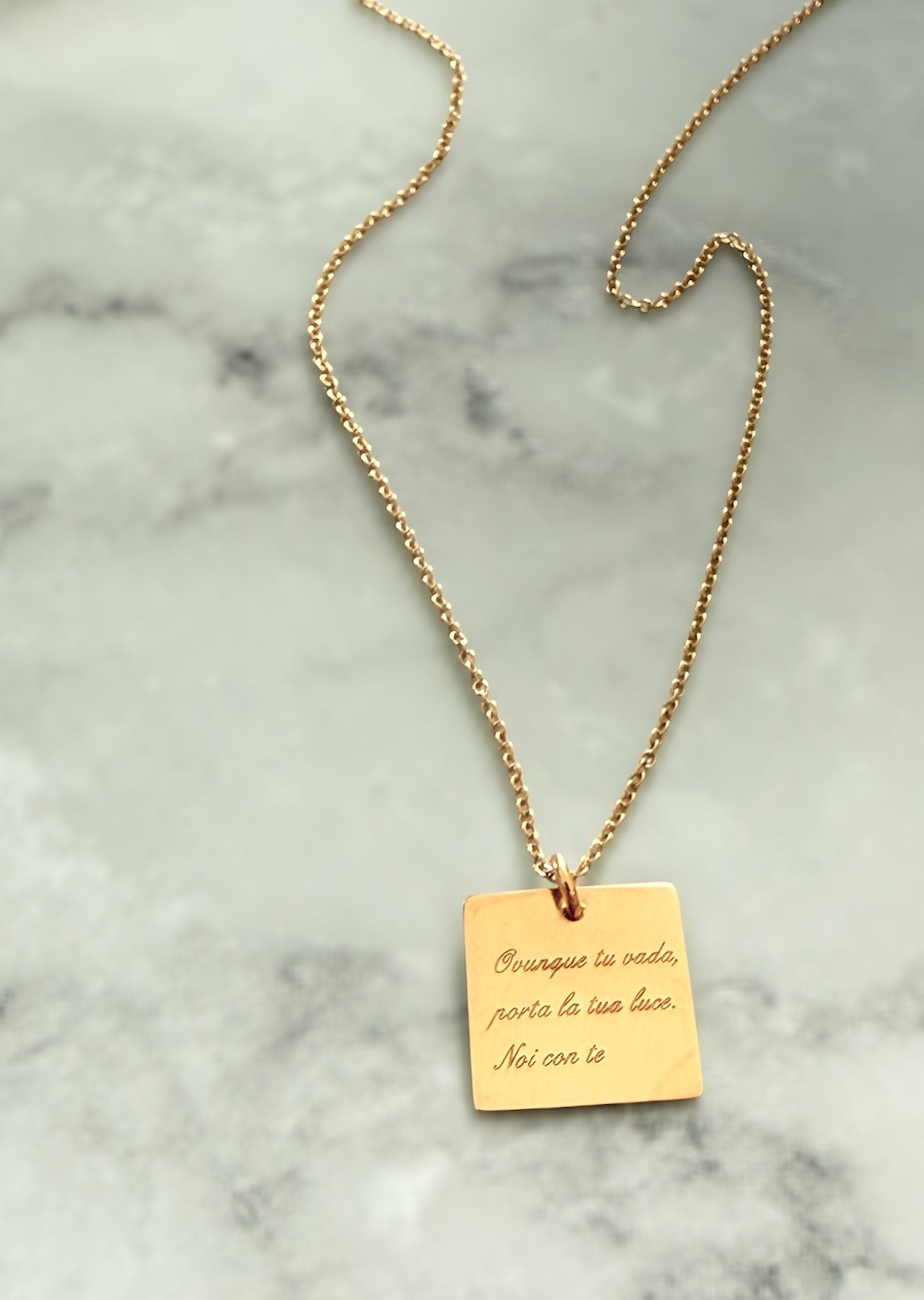 Da.Te Single with Chain in 925 Silver