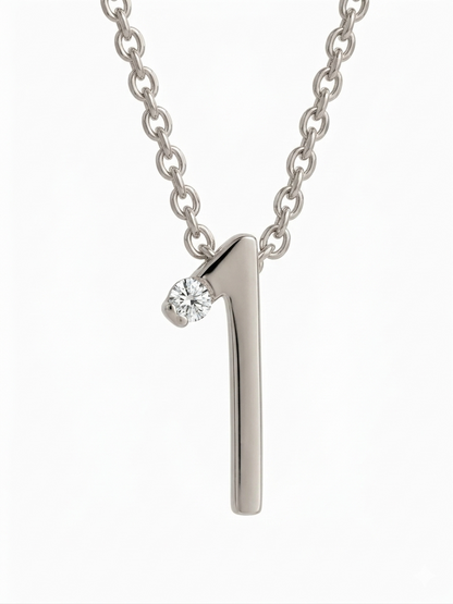 Da.Te Single mit Kette in 925 Silber