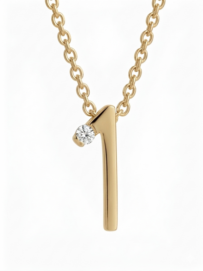 Da.Te Single mit Kette in 925 Silber