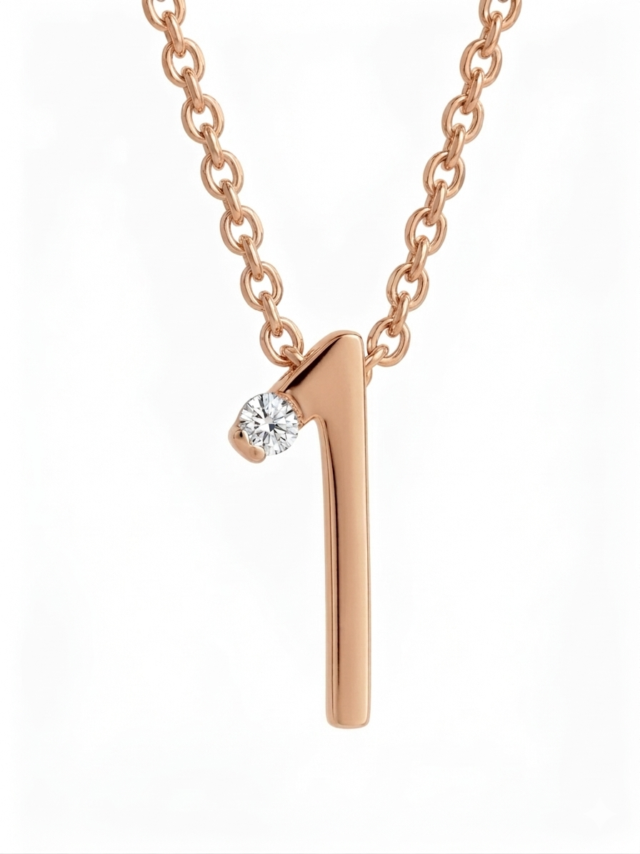 Da.Te Single mit Kette in 925 Silber