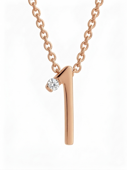 Da.Te Single mit Kette in 925 Silber