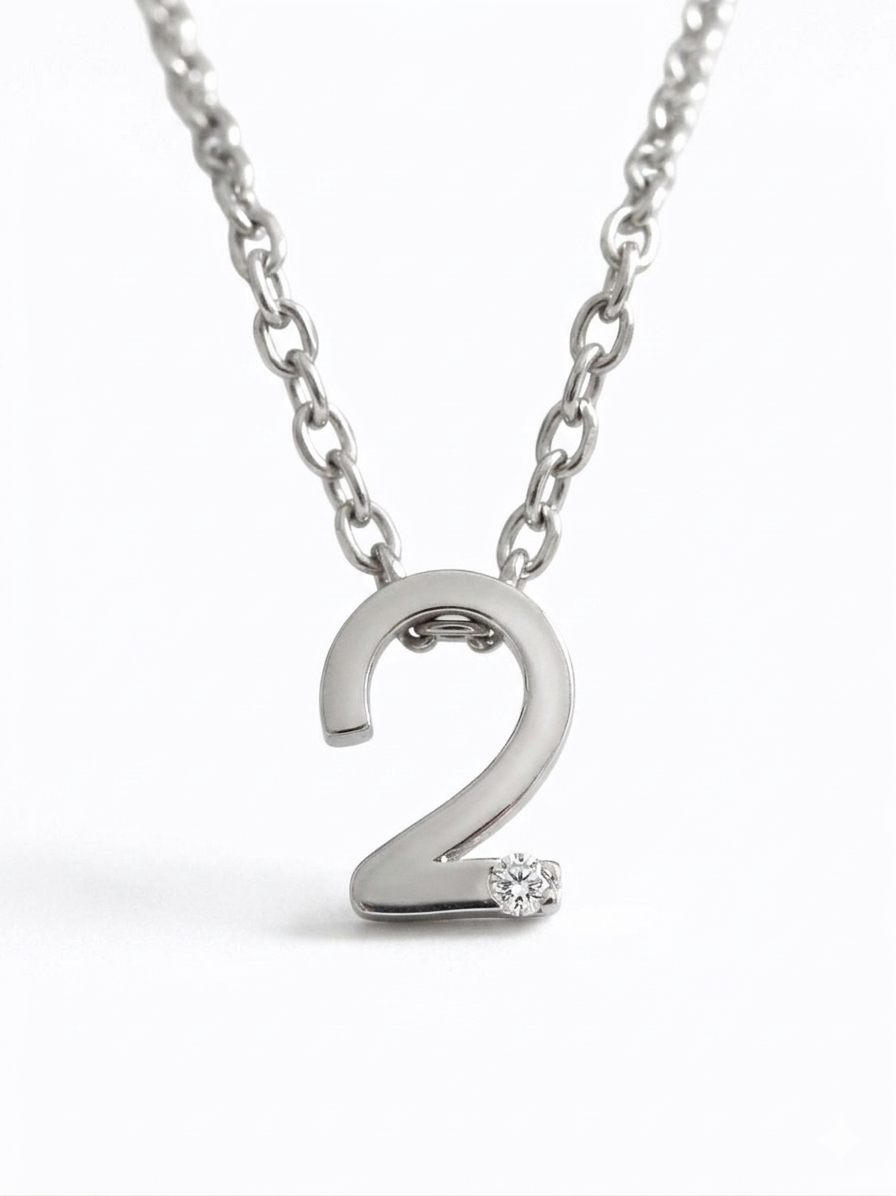 Da.Te Single mit Kette in 925 Silber