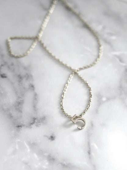 Da.Te Single mit Kette in 925 Silber