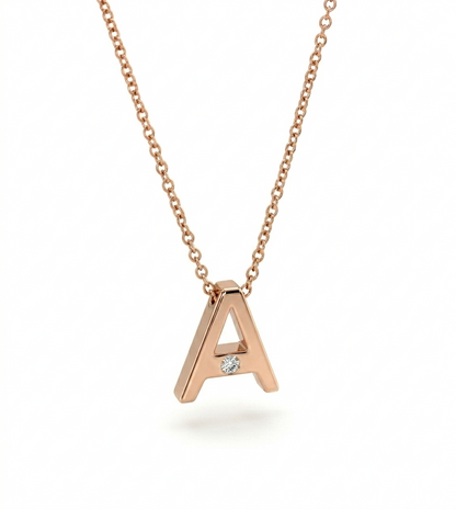 Da.Te Single with 18kt Gold Chain