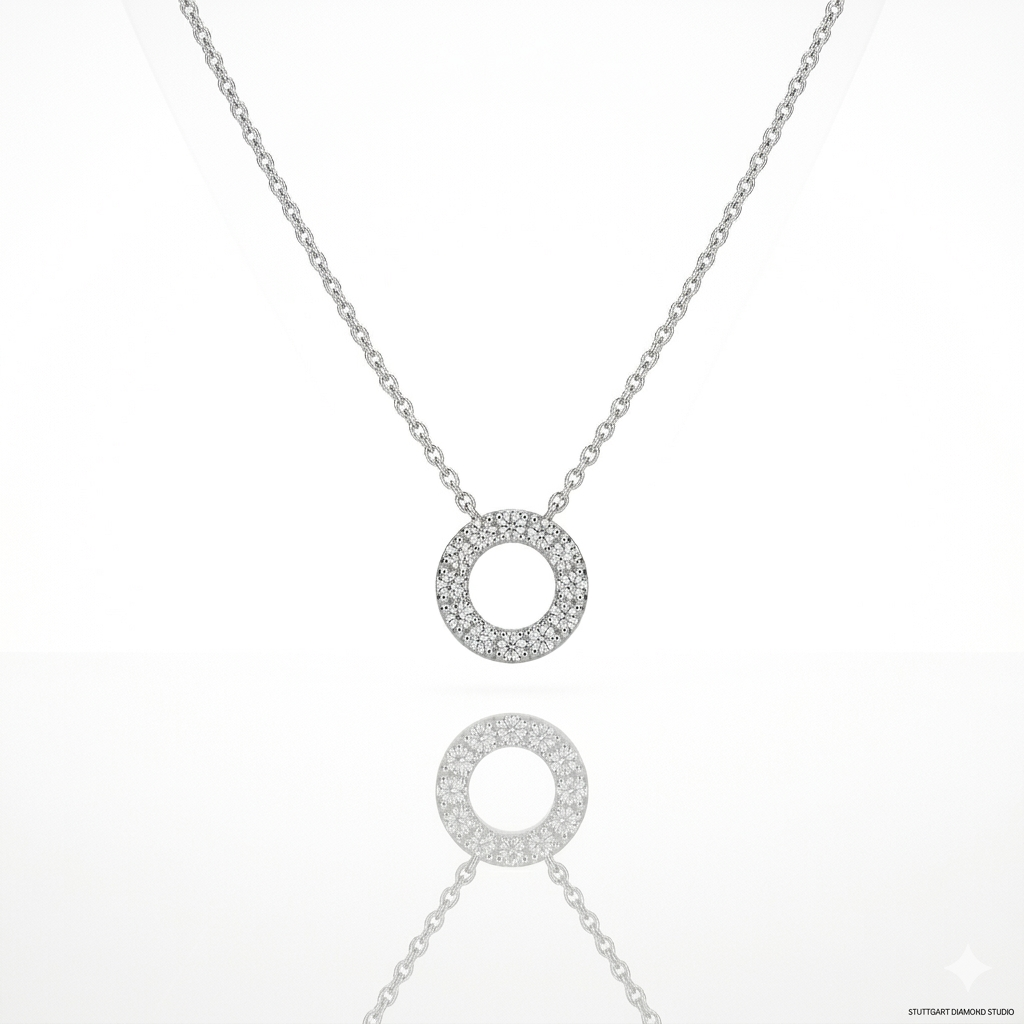 Da.Te Single mit Kette in 925 Silber