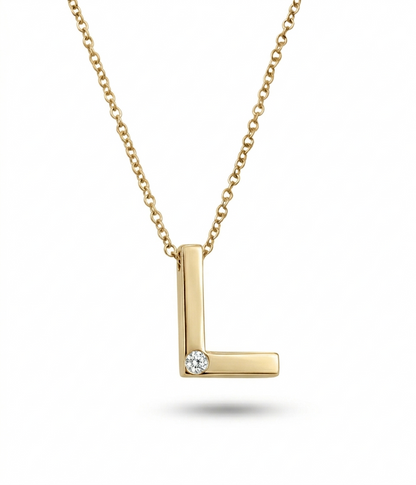 Da.Te Single with 18kt Gold Chain