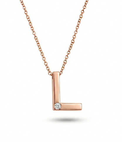 Da.Te Single with 18kt Gold Chain