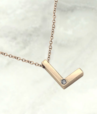 Da.Te Single mit 18kt Goldkette