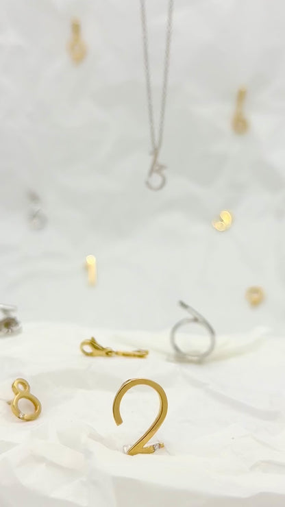 Da.Te Single mit Kette in 925 Silber